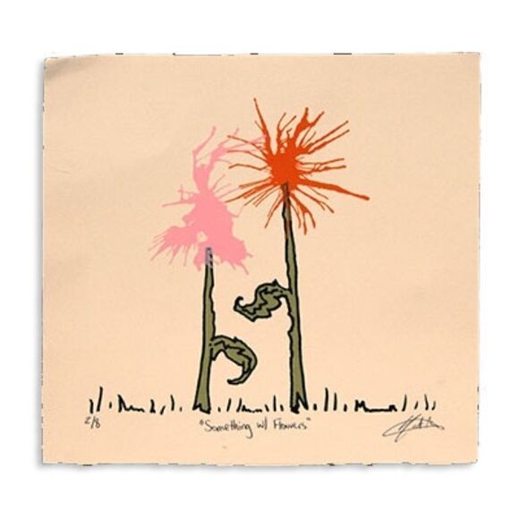 k4tg Other - "Something w/ Flowers" : 4 color screen print